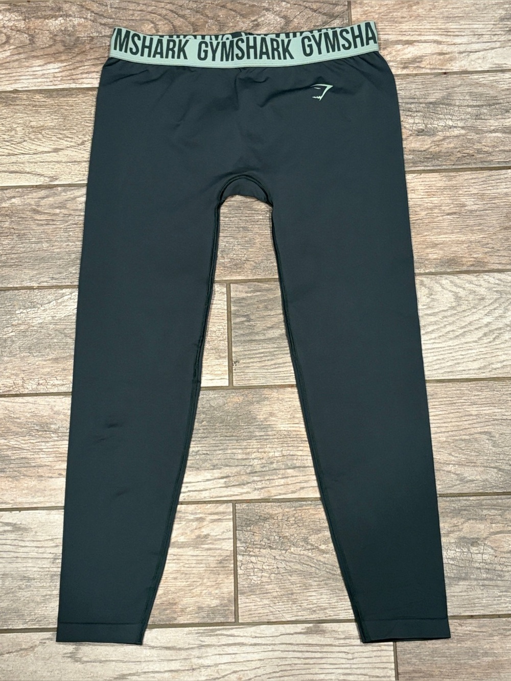 Gymshark Womens Dark Green Fit Seamless Leggings Size XXL High Waisted Workout